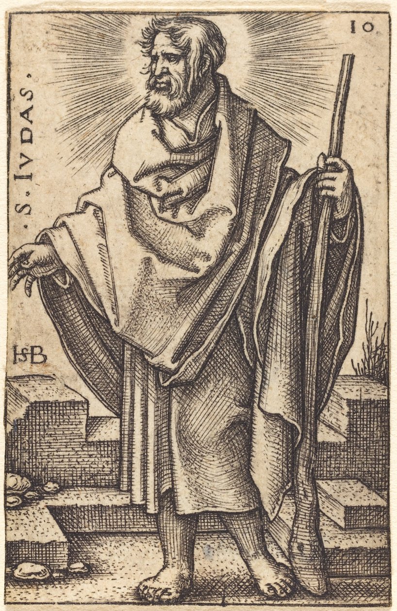 Judas Thaddaeus by Sebald Beham
