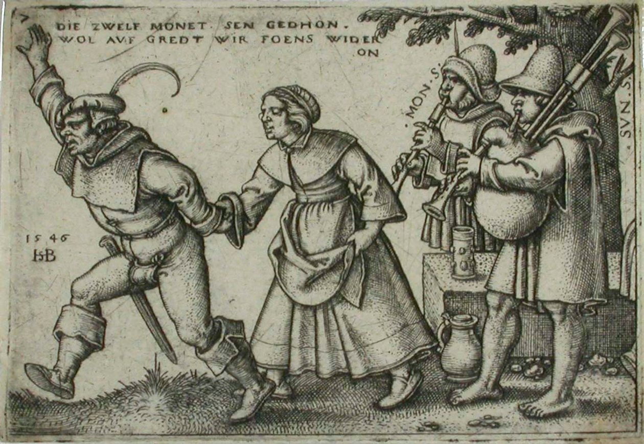 Peasant Wedding, 7 by Sebald Beham