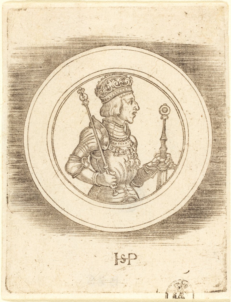 Medal of King Ferdinand of Hungary and Bohemia by Sebald Beham