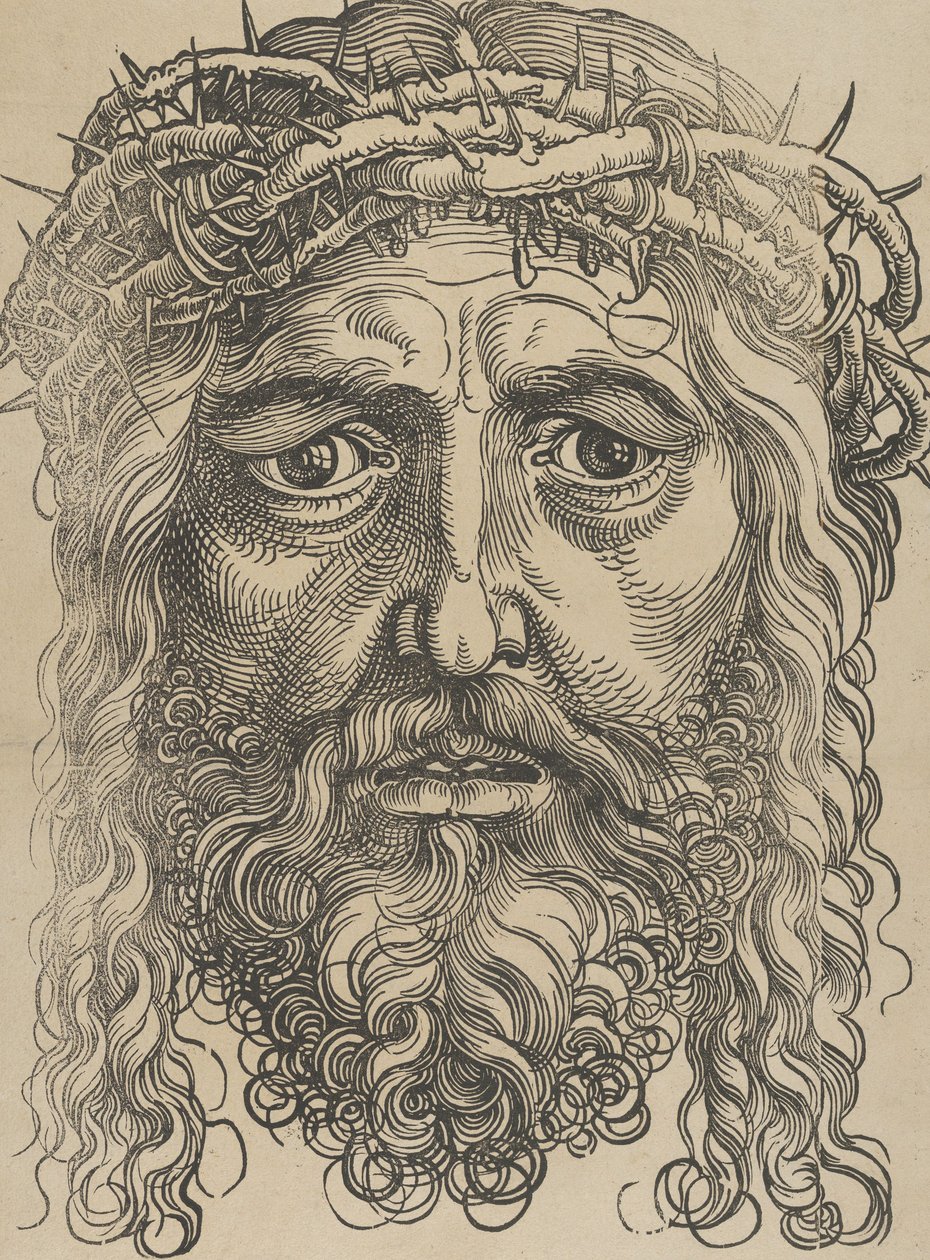 The Head of Christ Crowned with Thorns, ca. 1520 by Sebald Beham