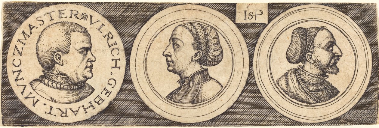 Three Medals with Portraits by Sebald Beham