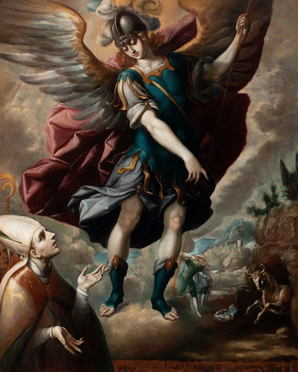 Saint Michael and the Bull by Sebastian Lopez de Arteaga