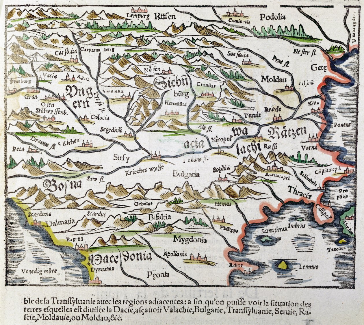 Map of Central Europe, from 