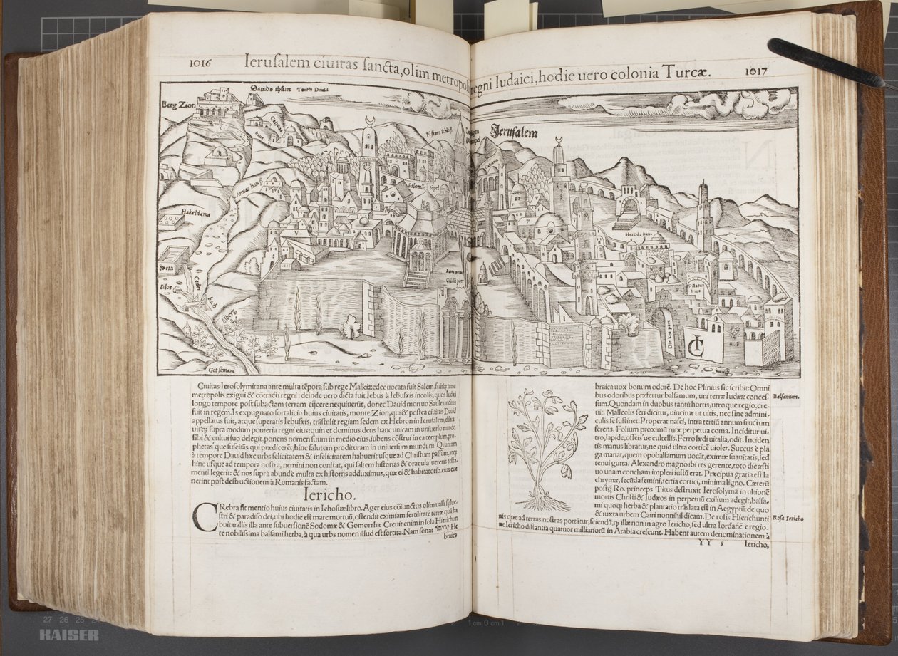 Cosmographia, Fol 1016-1017, 1544 by Sebastian Munster