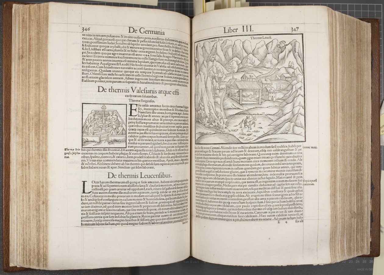 Cosmographia, Fol 346-347, 1544 by Sebastian Munster