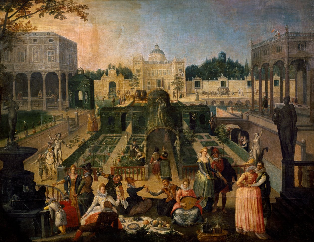 A Feast in the park of the Duke of Mantua by Sebastian Vrancx