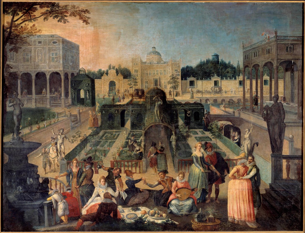 A Party in the Park of the Duke of Mantua by Sebastian Vrancx
