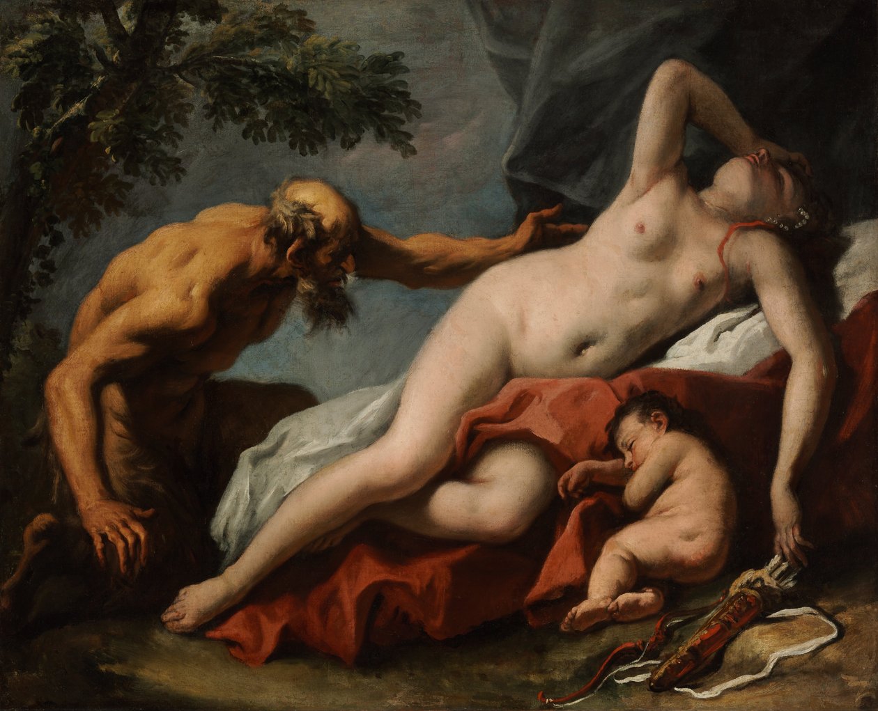 Venus and Satyr by Sebastiano Ricci: Buy fine art prints