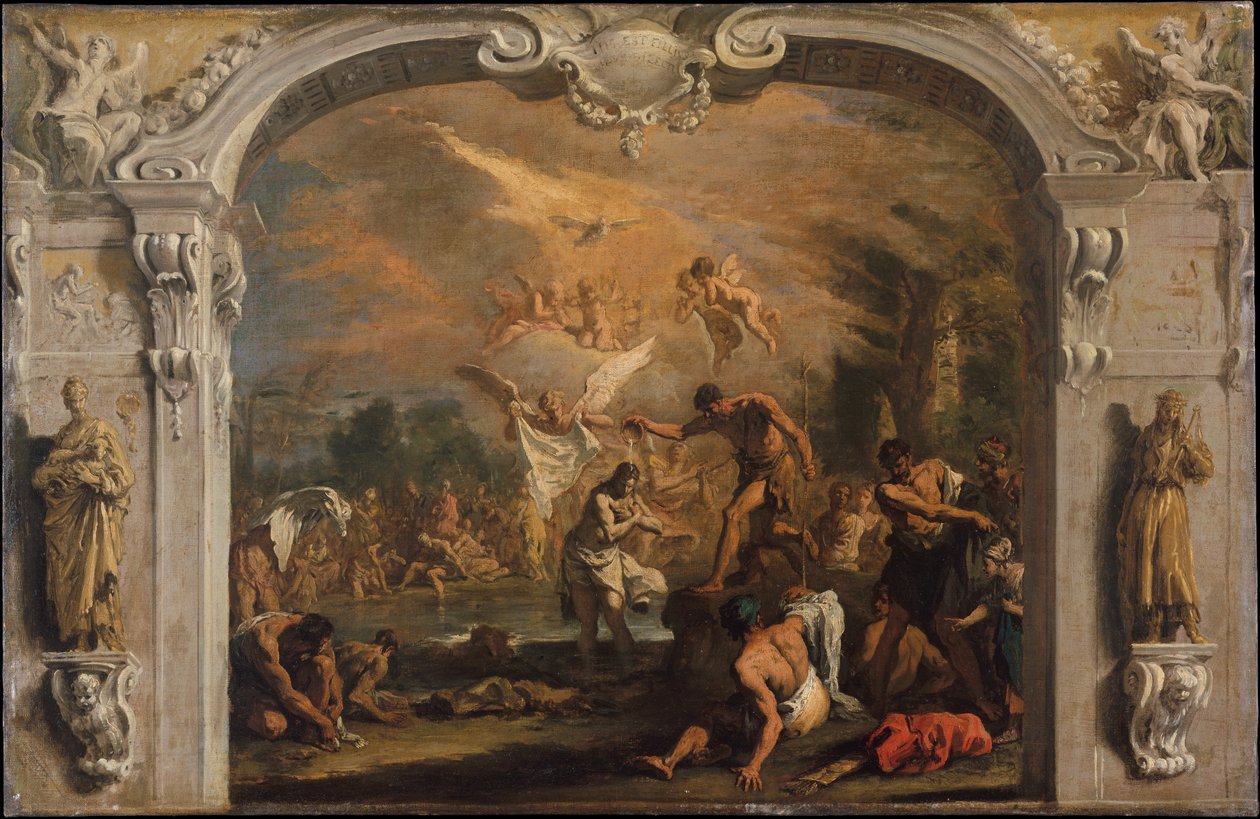 The Baptism of Christ, c.1713-14 by Sebastiano Ricci