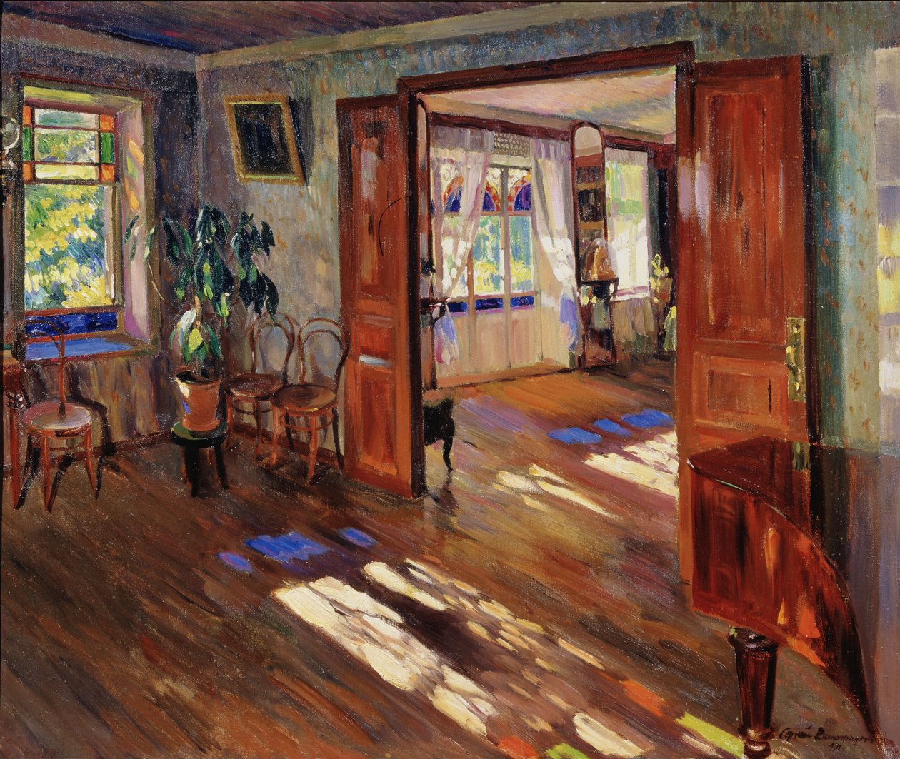 In a House by Sergei Arsenevich Vinogradov