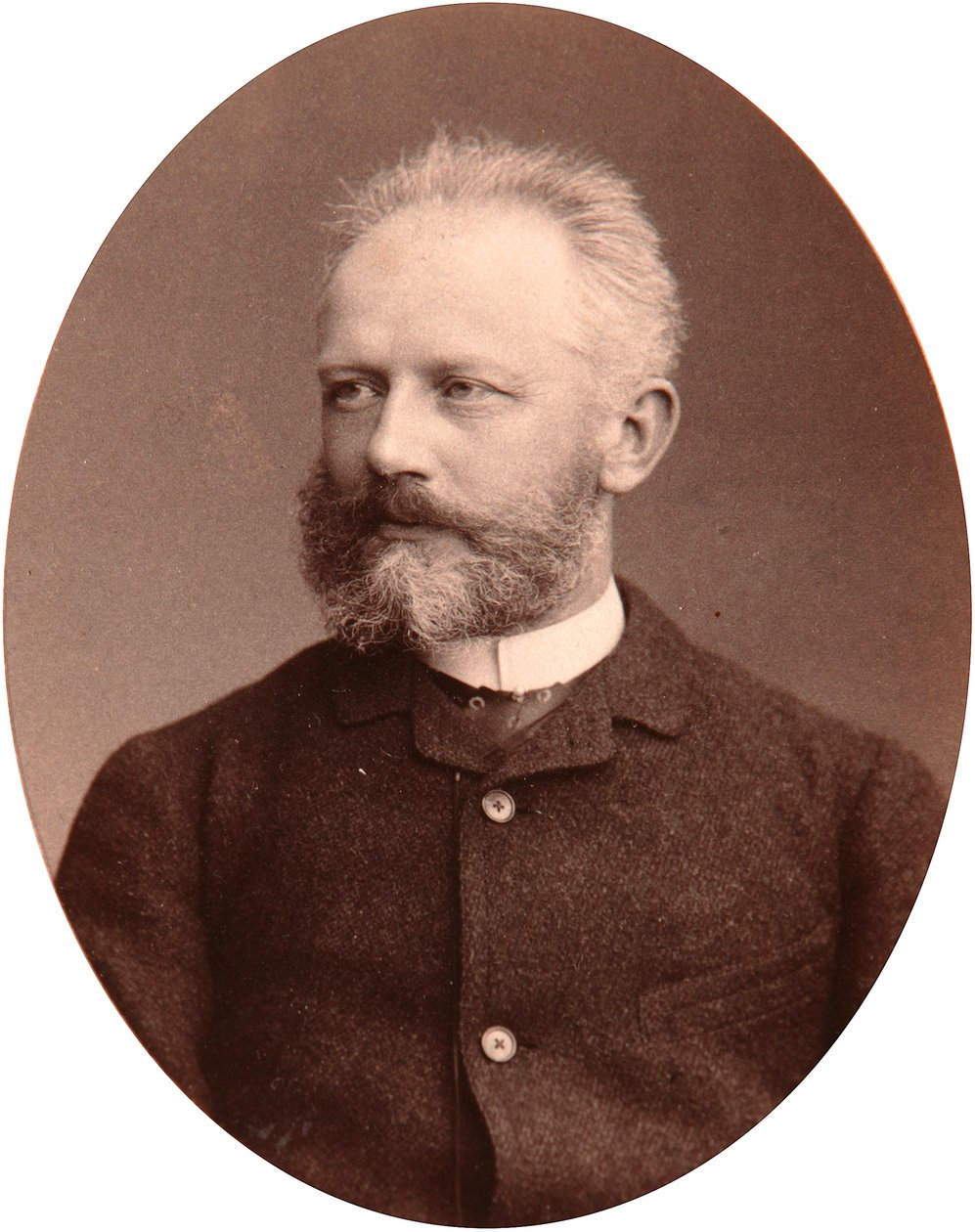 Portrait of the Composer Piotr Tchaikovsky by Sergei Lvovich Levitsky by Sergei Lvovich Levitsky
