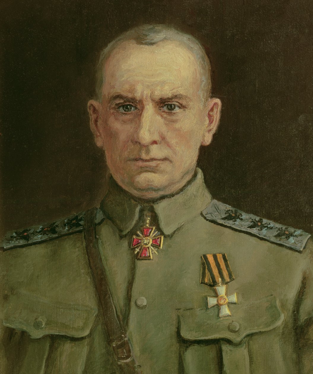 Supreme Ruler and Russian Admiral A. Kolchak (1874-1920) by Sergei Varlenovich Pen
