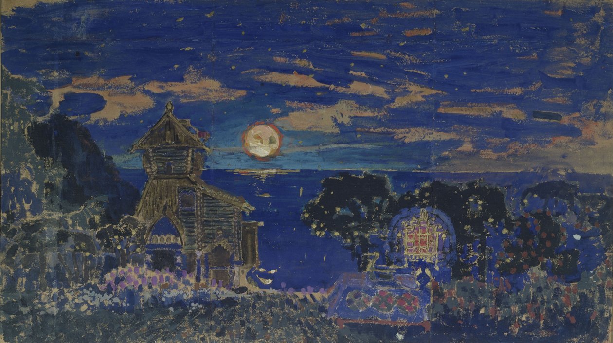 Stage Design for the Opera Kashchey the Deathless by N. Rimsky-Korsakov, 1902 by Sergei Vasilievich Malyutin