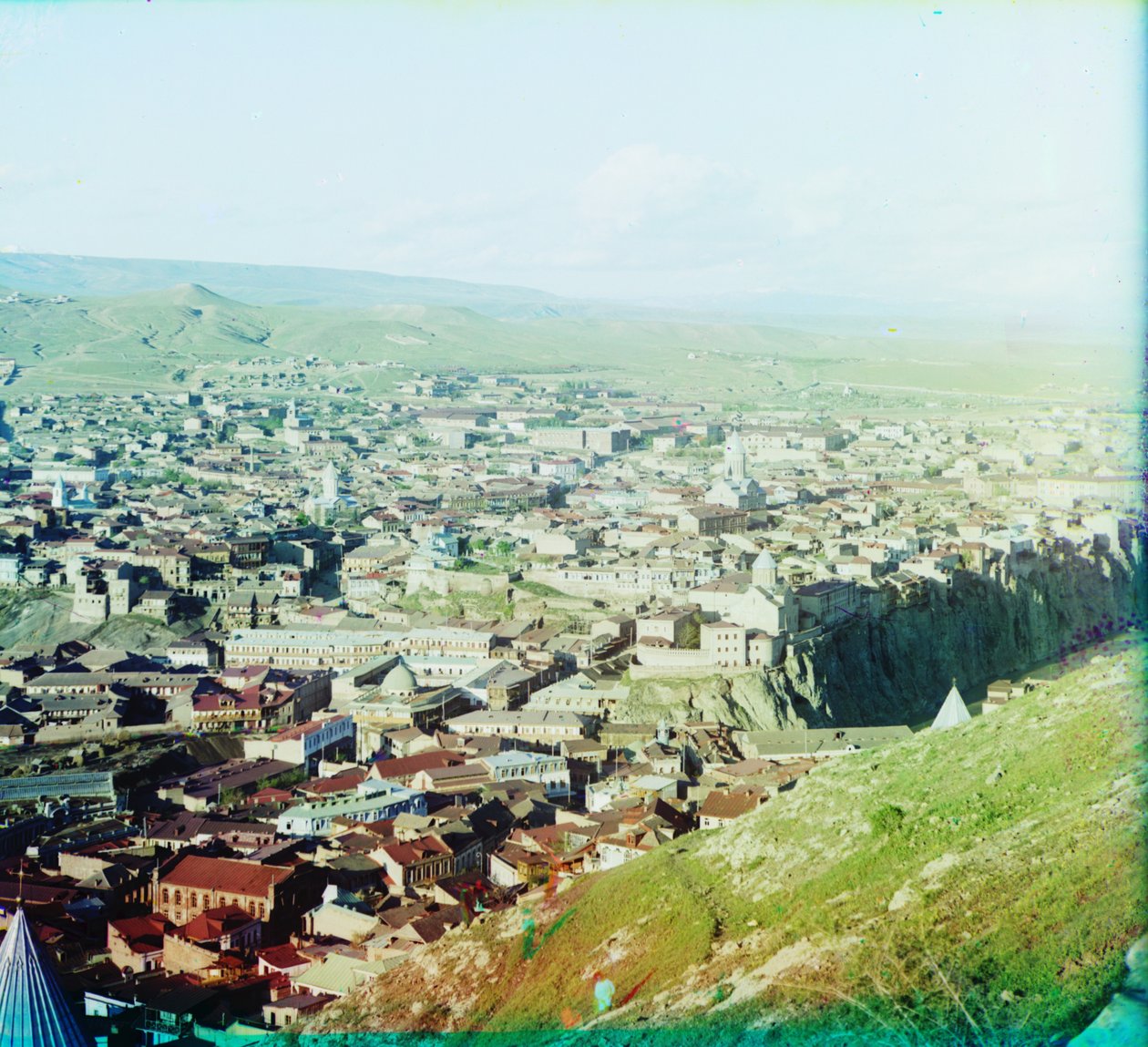 View of Tiflis (now Tbilisi) from the grounds of Saint David's Church