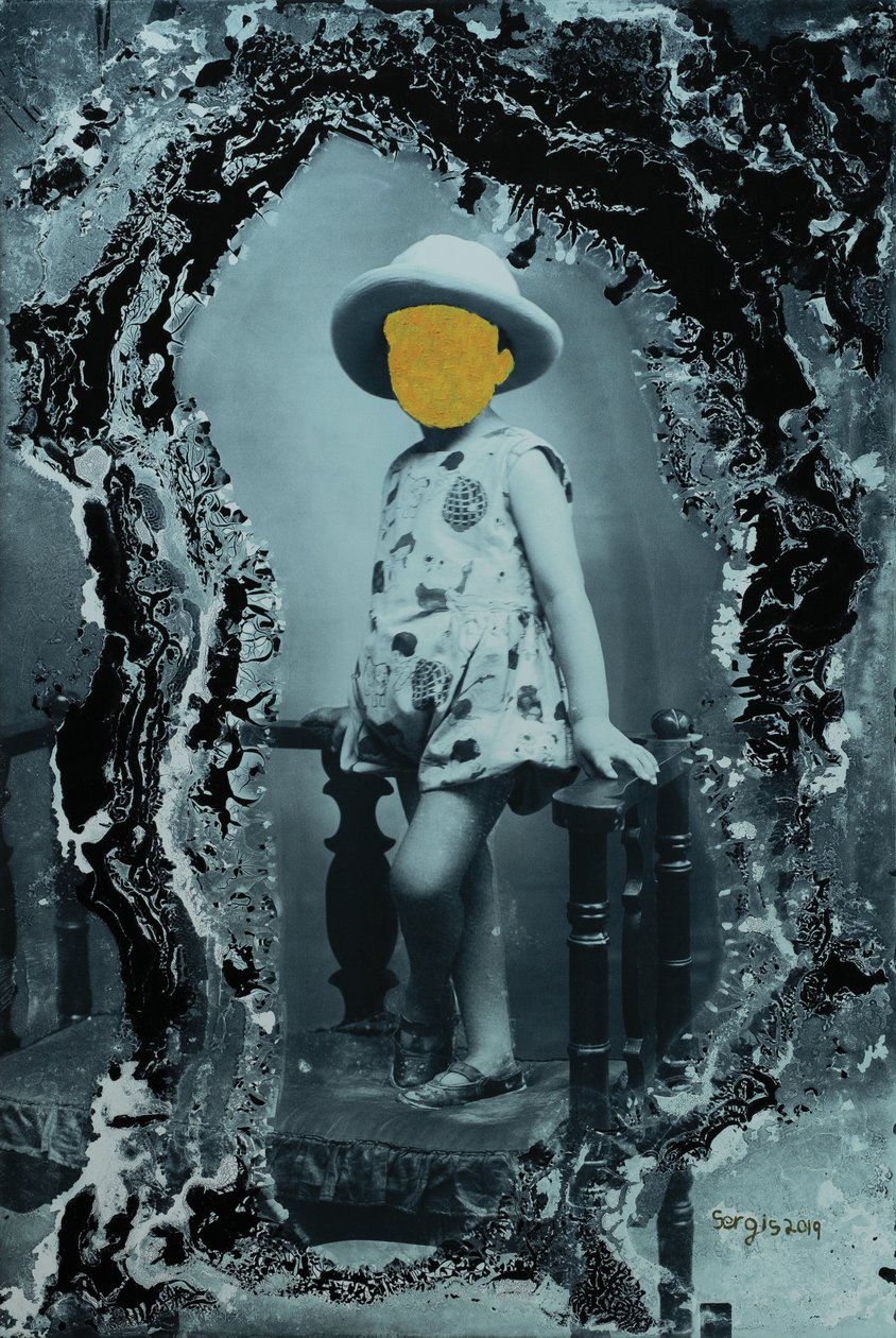 Young Girl Posing Alone, 2019 by Sergis Adamos