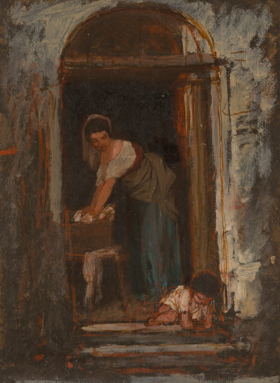 Stella and Child by Severin Falkman