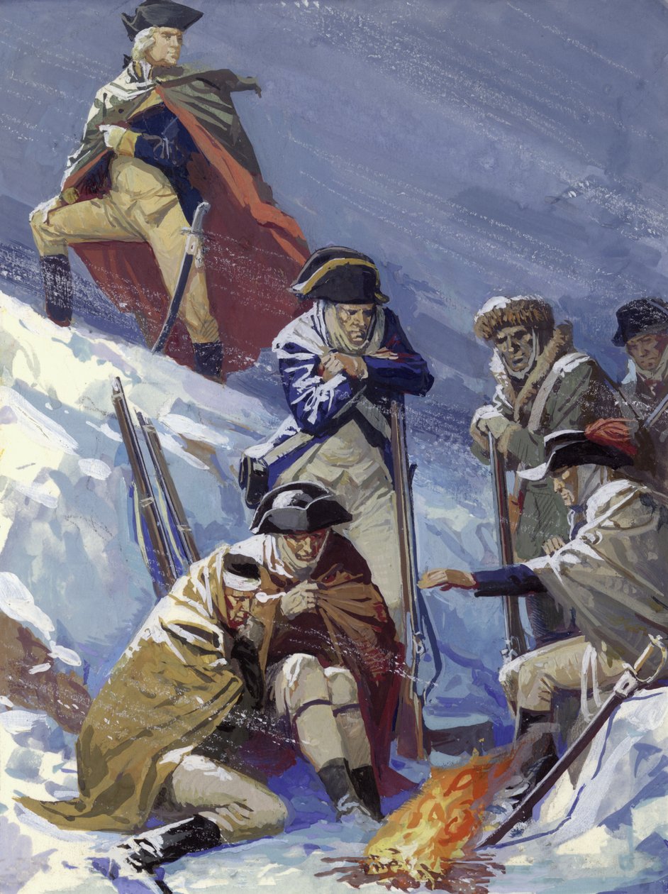 George Washington, When a General, During the War of American Independence by Severino Baraldi