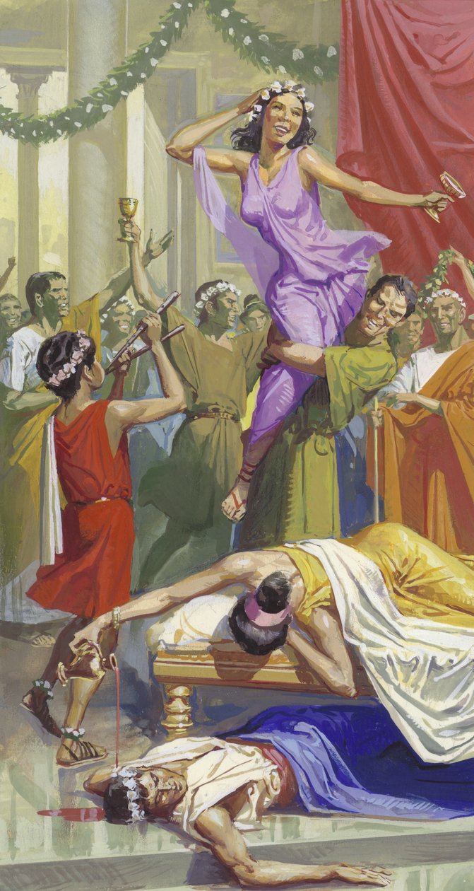The Roman Festival of Saturnalia by Severino Baraldi
