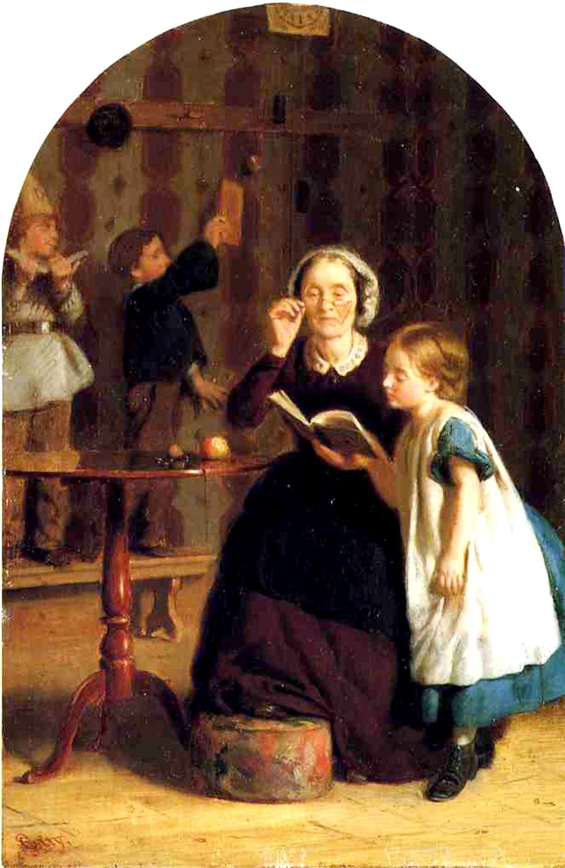 The Reading Lesson by Seymour Joseph Guy