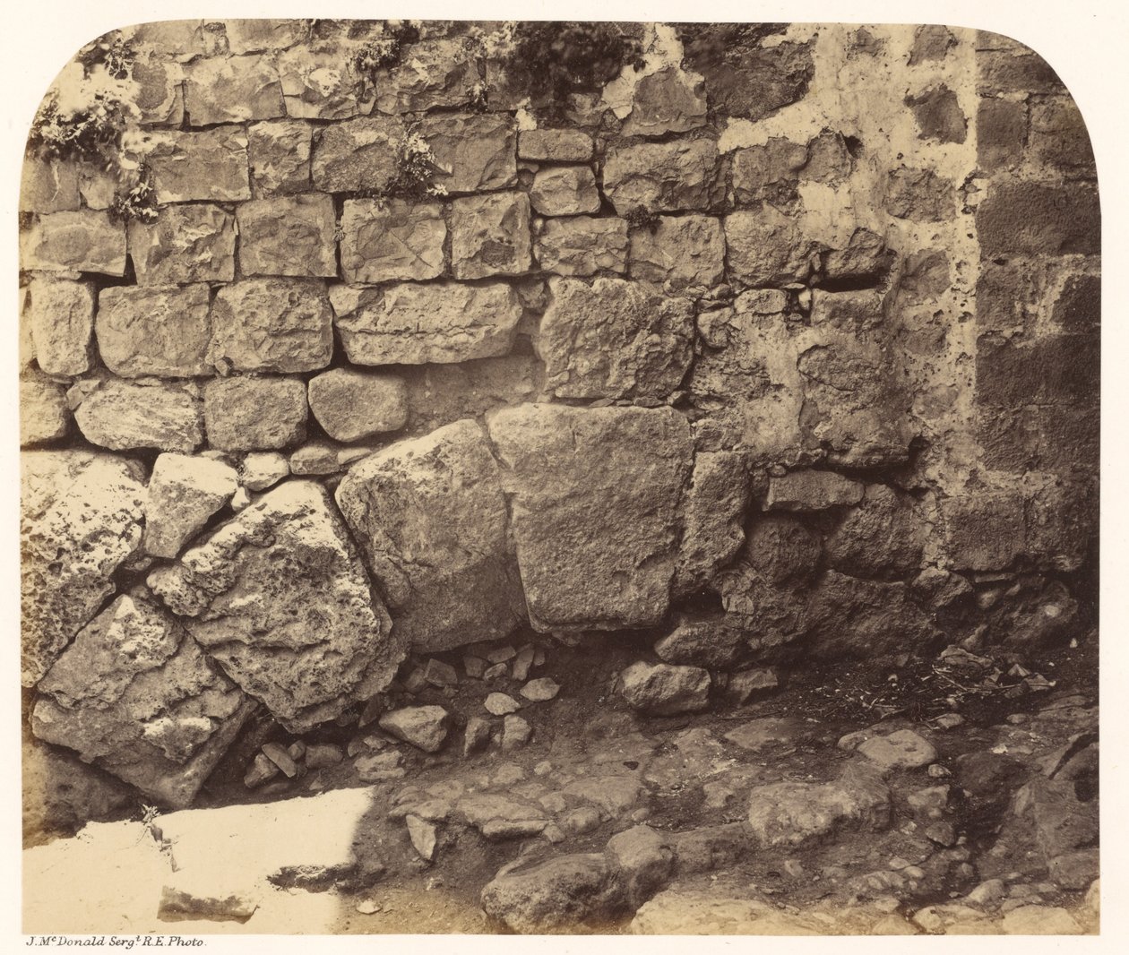 Portion of an Old Arch at the Southwest End of the Bazaars by Sgt. James M. McDonald