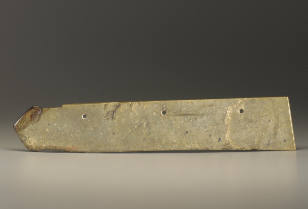 Large Cleaver-shaped Object of the Type Kuei by Shang Dynasty Chinese School