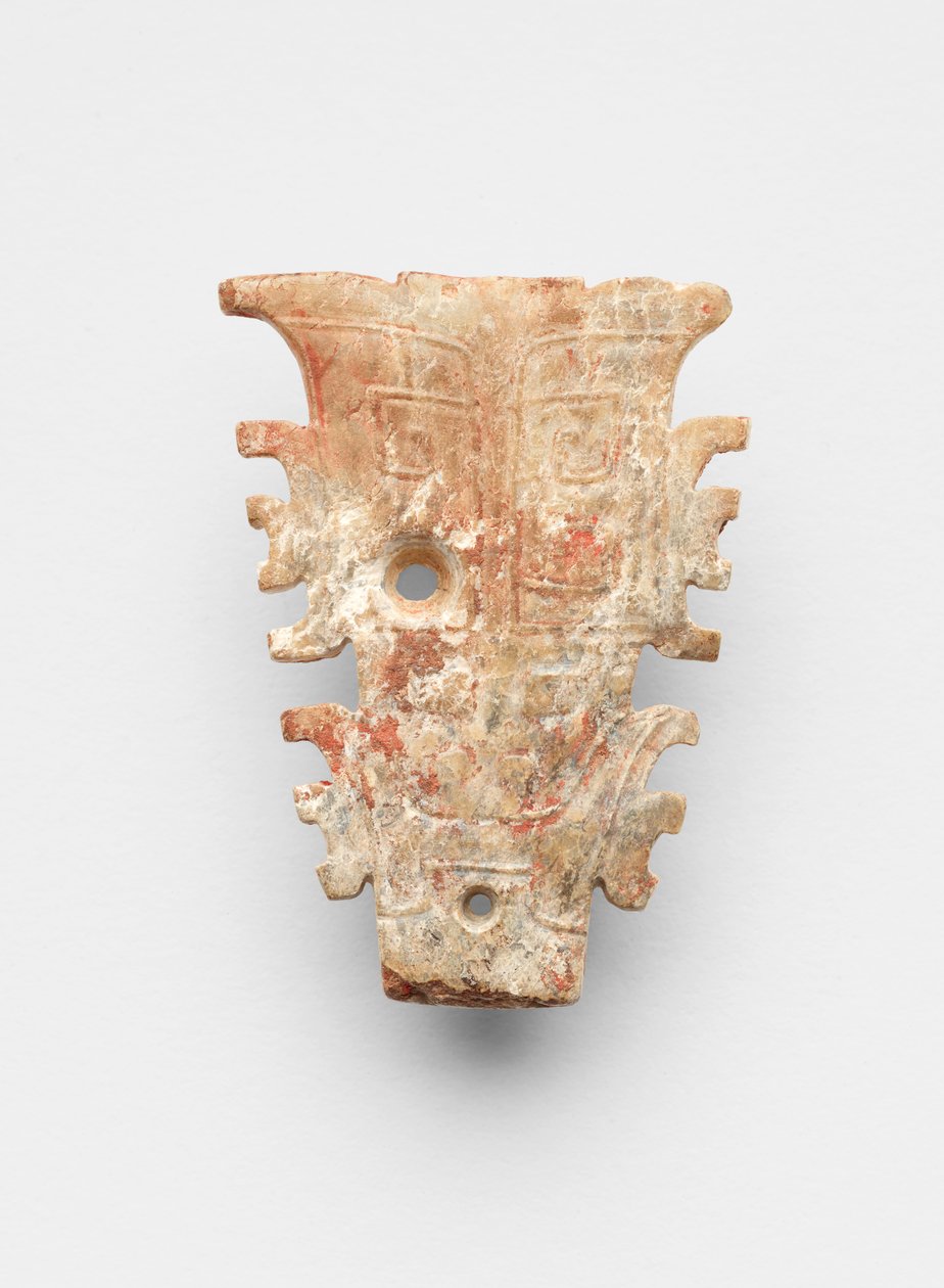 Pendant in the Form of a Mask, c.1300-c.1050 BC by Shang Dynasty Chinese School