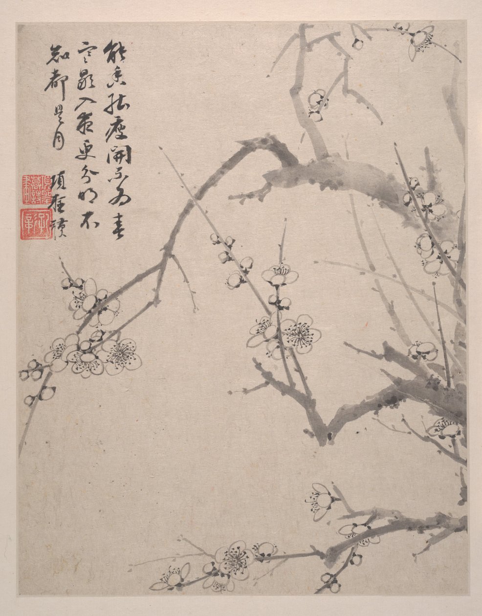 Landscapes, Flowers and Birds, Dated 1639 by Shengmo Xiang