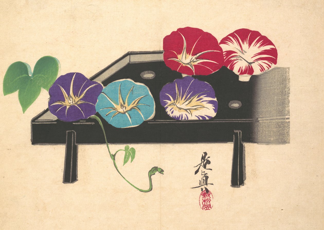 Morning Glories by Shibata Zeshin