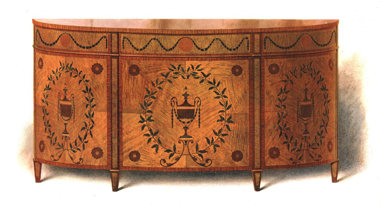 Satin-wood Commode by Shirley Charles Llewellyn Slocombe