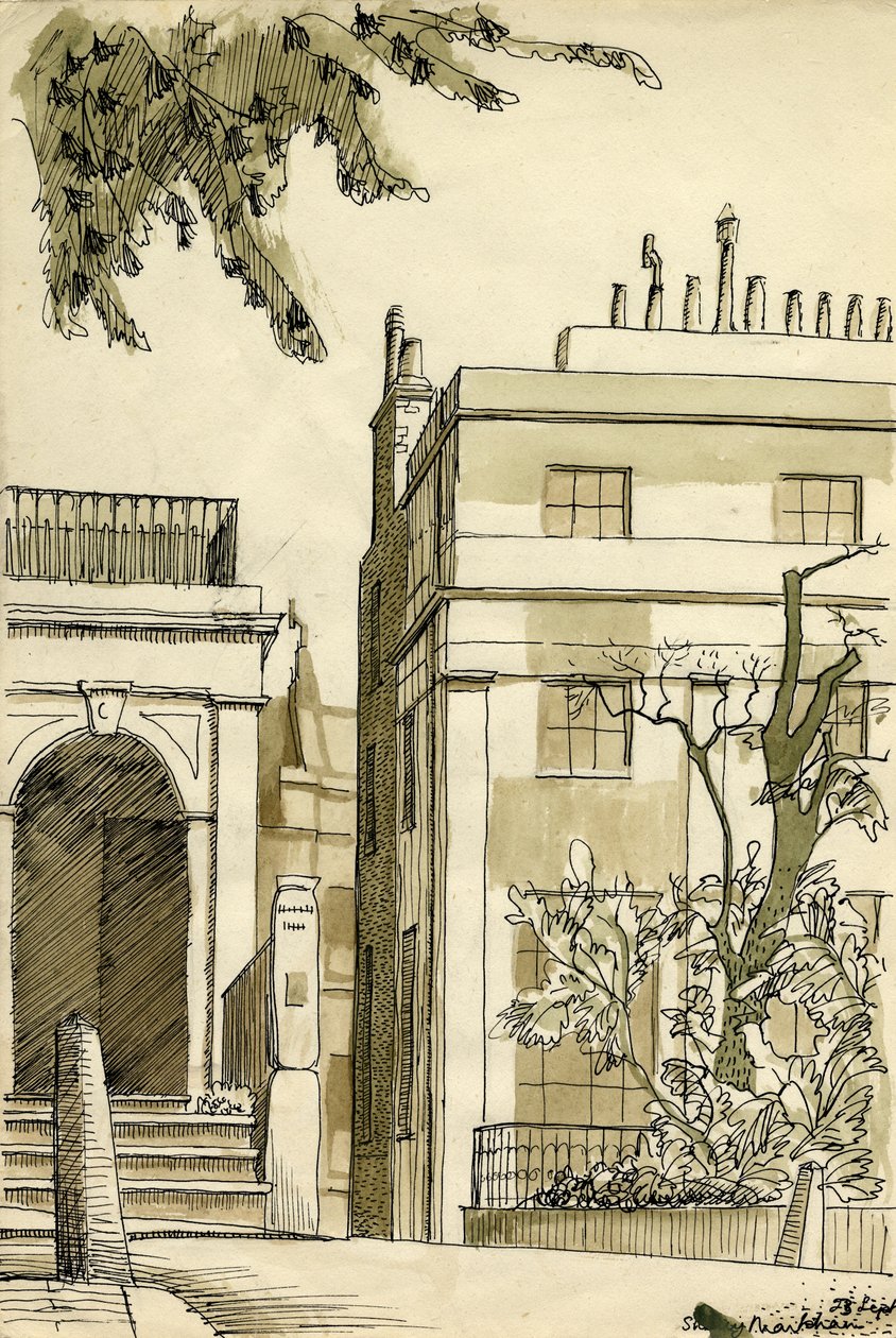 Georgian Houses, London, c1950 by Shirley Markham
