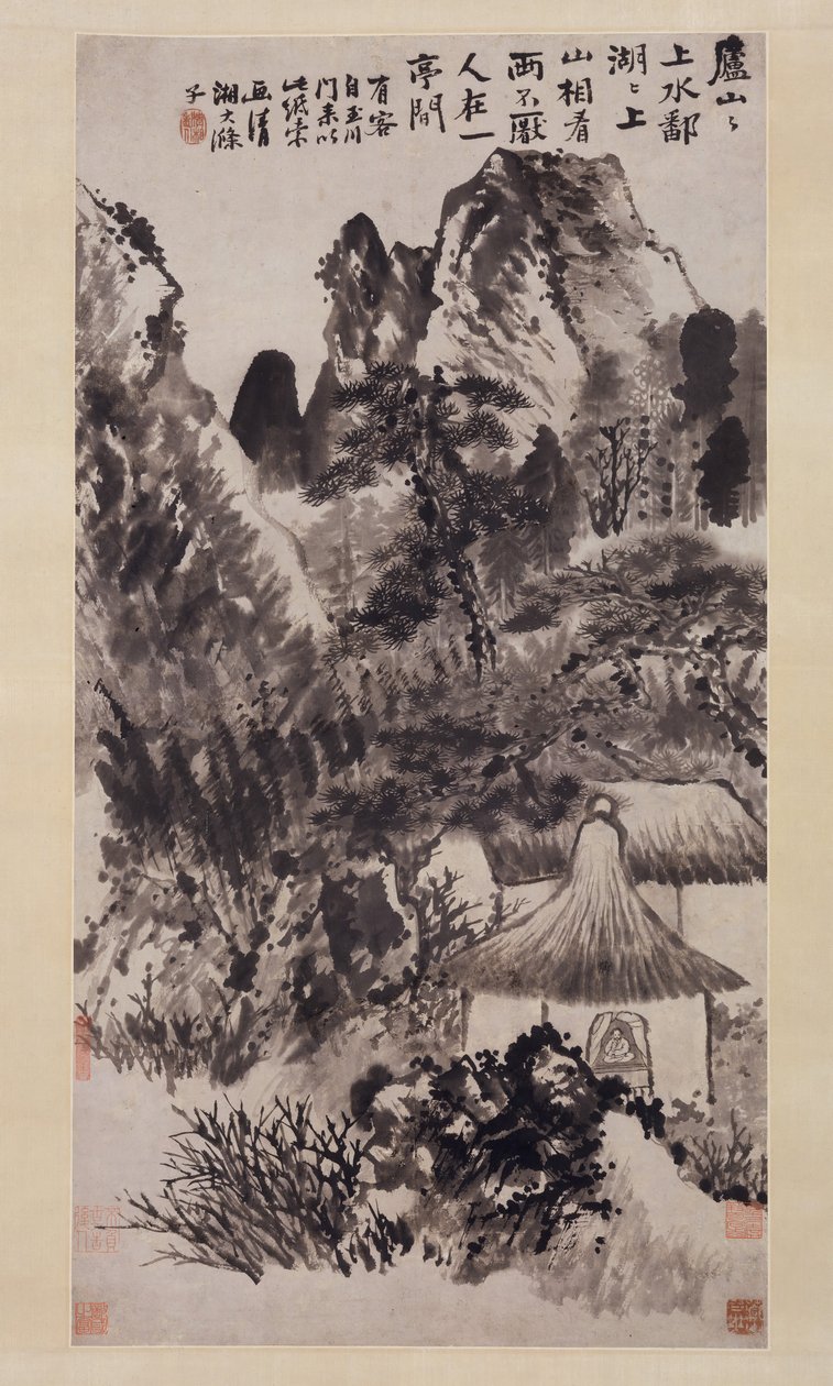 Hermitage in Mount Lu by Shitao