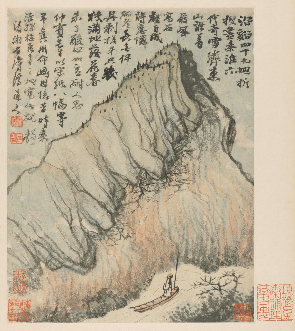 Reminiscences of Qinhuai River, 1642-1707 by Shitao