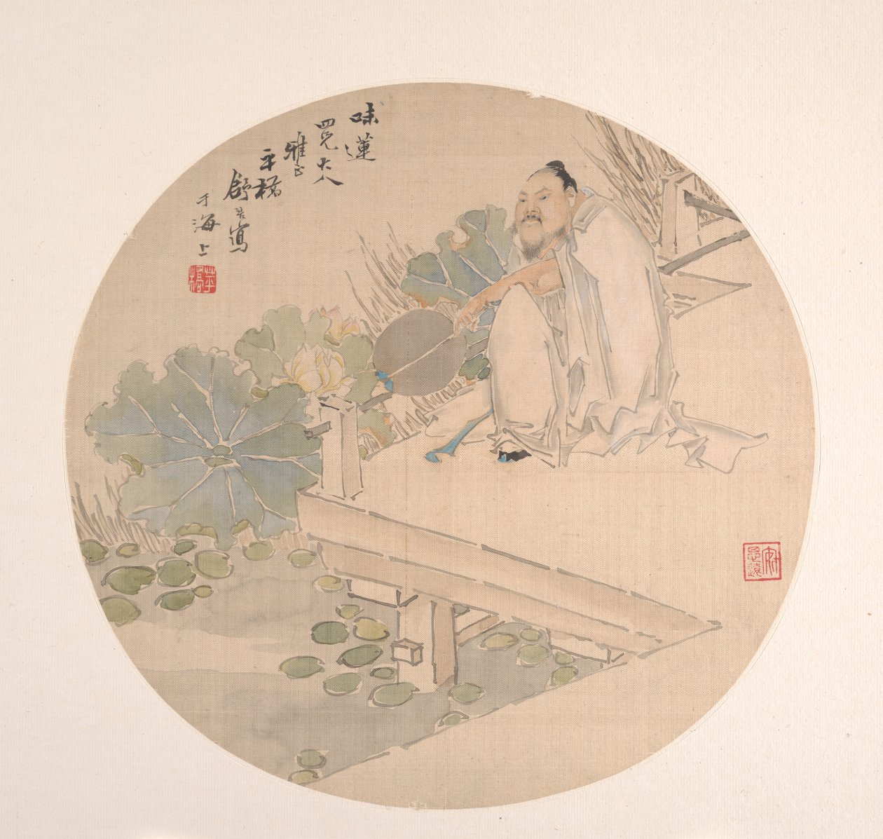 Admiring Lotus by Shu Hao