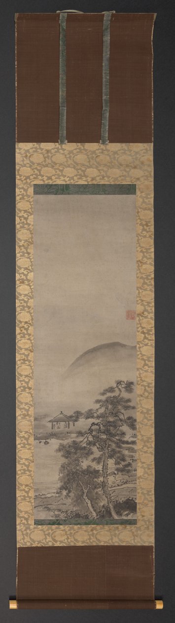 Landscapes with Figures (one of a pair) by Shugetsu Tokan