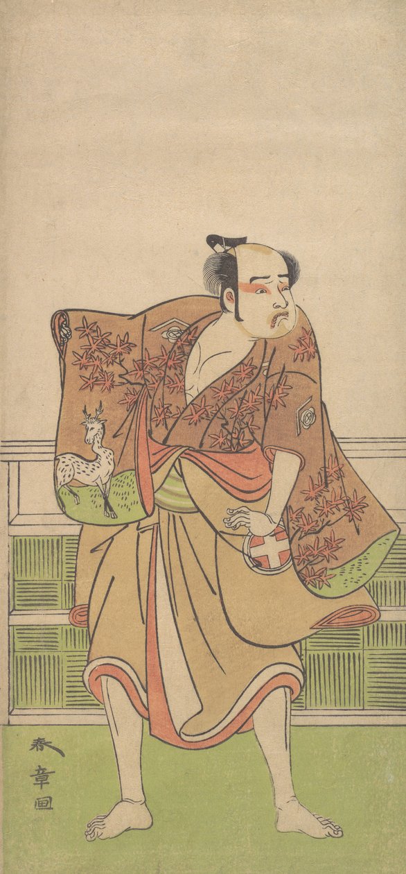 Otani Hiroemon in the Role of Gokumon no Shobei by Shunsho
