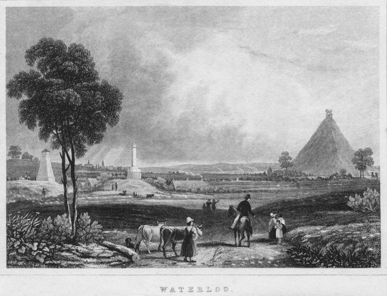Waterloo, 1850 by Shury and Son
