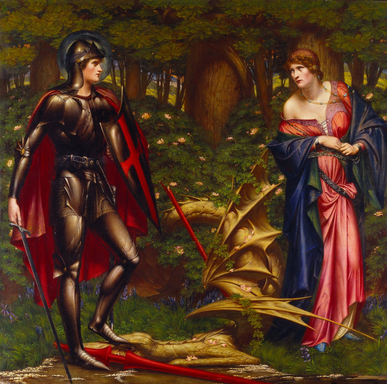 St. George and the Dragon by Sidney Meteyard