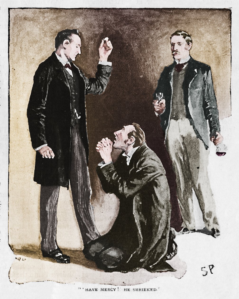 Have Mercy! He Shrieked by Sidney Paget