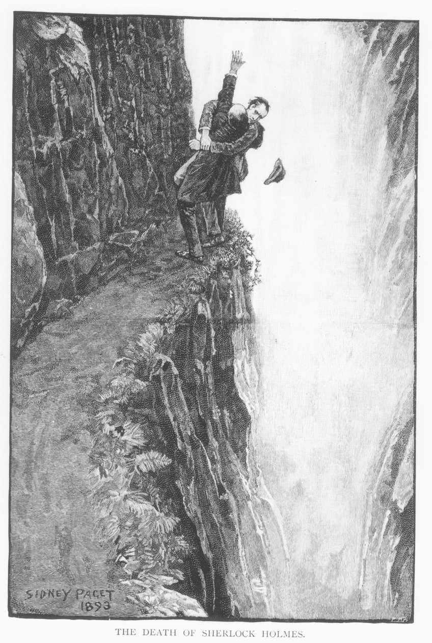 The Death of Sherlock Holmes by Sidney Paget