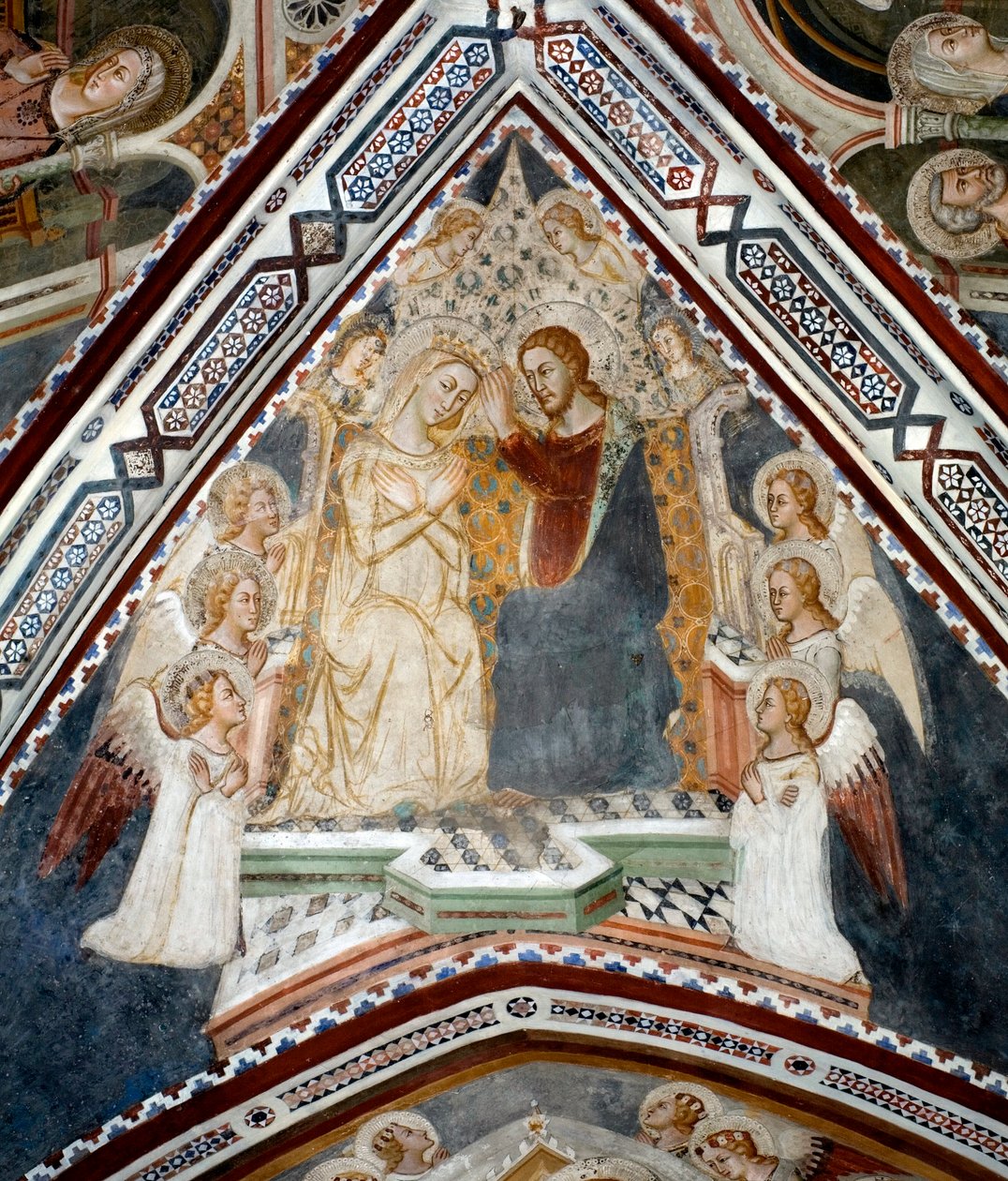 The Coronation of the Virgin by Sienese School