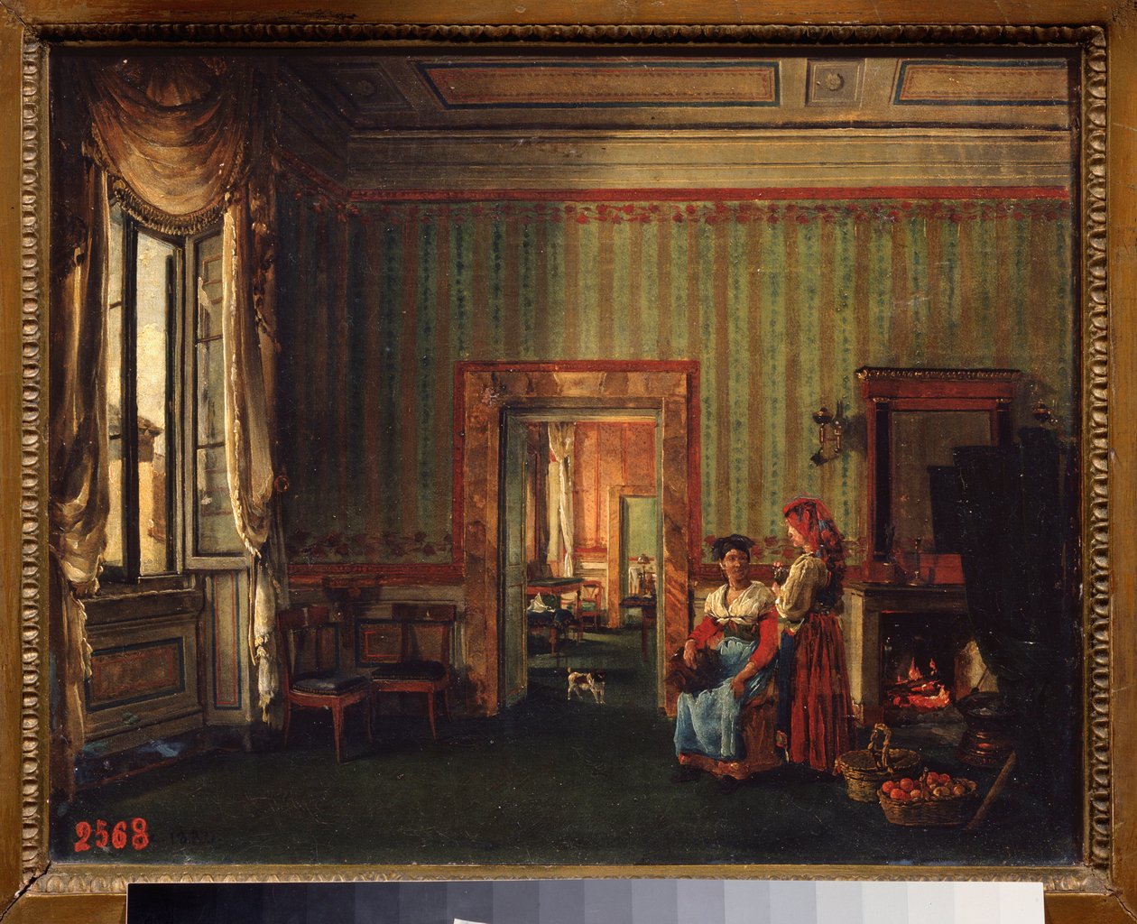Interior of the House of Prince Alexander Golitsyn in Rome by Silvestr Fedosievich Shchedrin