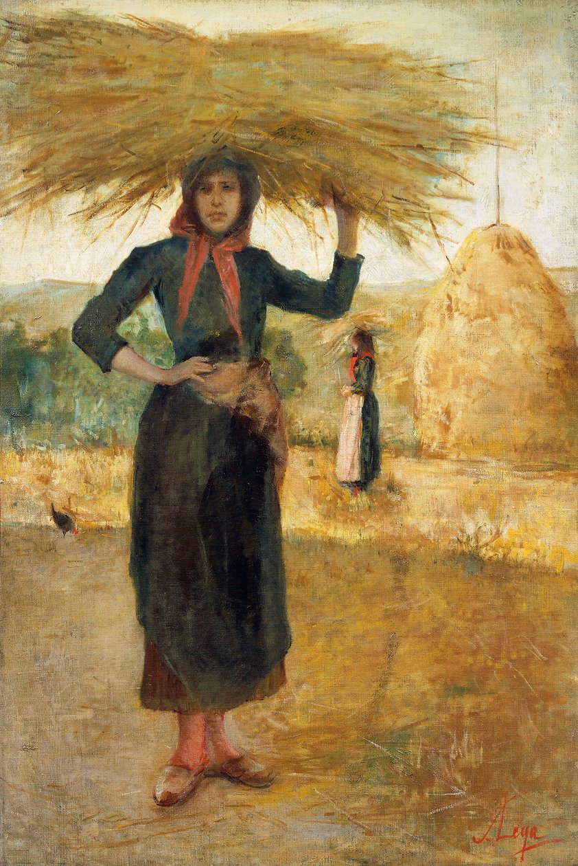 Hay Makers by Silvestro Lega