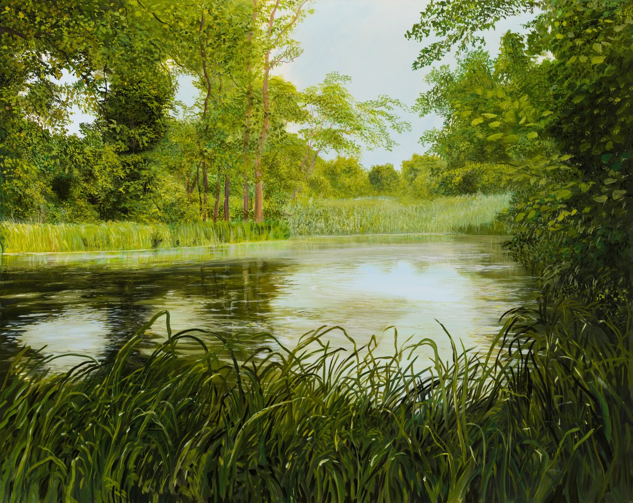 Idyll by the River by Silvian Sternhagel