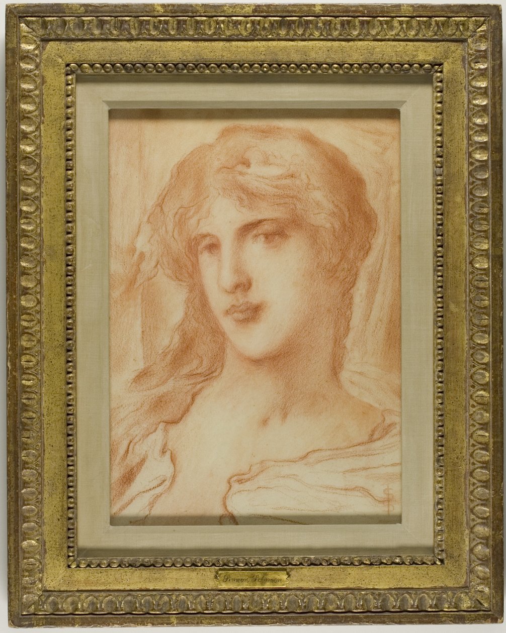 Head by Simeon Solomon