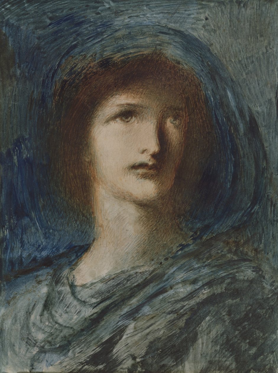 Head of a Young Girl by Simeon Solomon