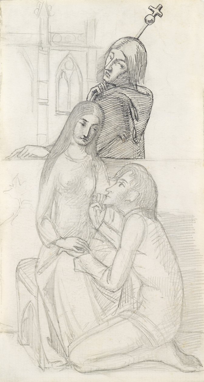 Romeo and Juliet, with Friar Lawrence by Simeon Solomon