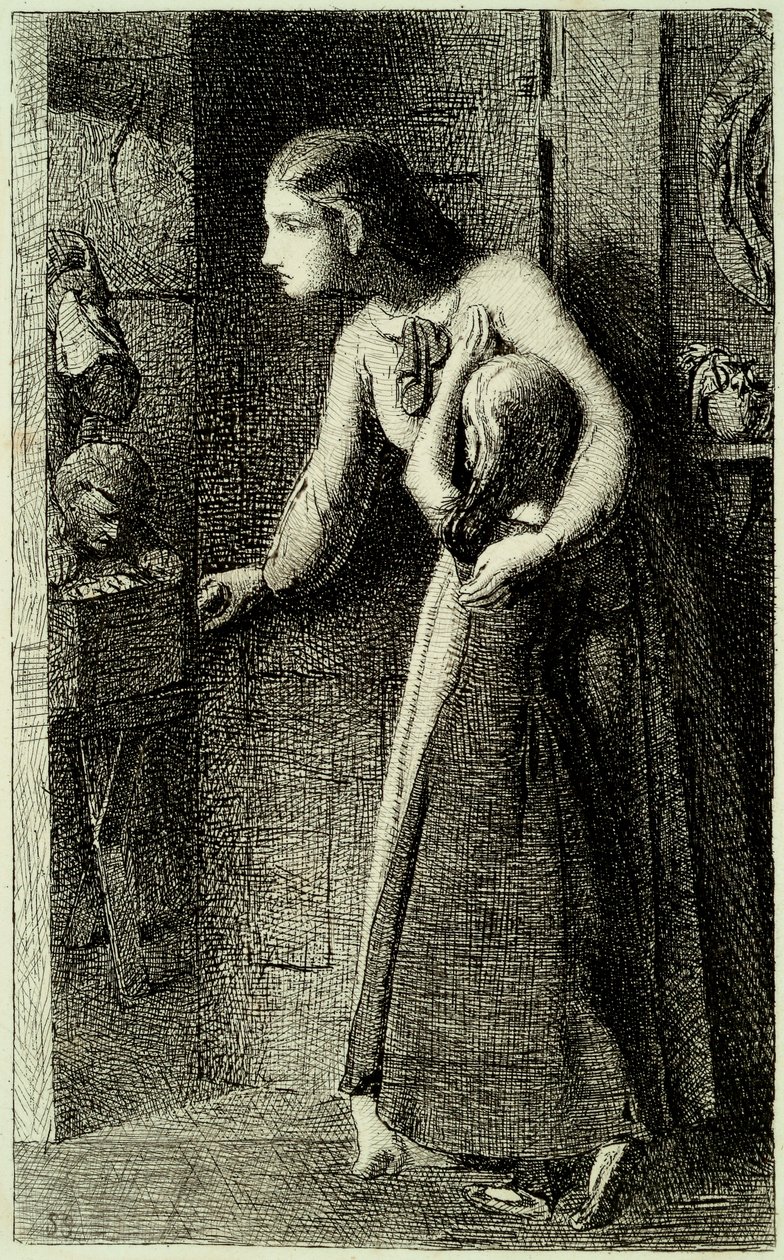 The Haunted House, c.1858 by Simeon Solomon