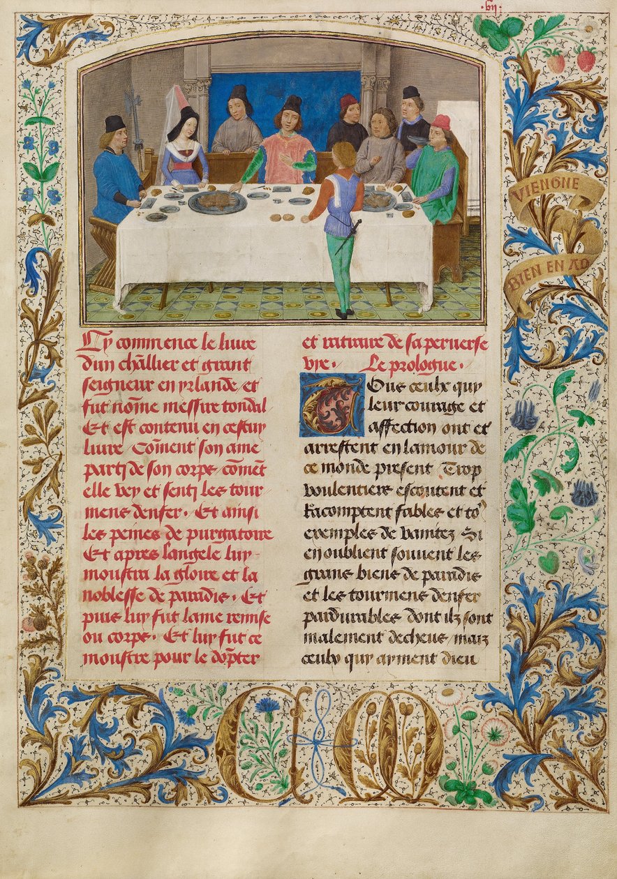 Tondal Suffers a Seizure at Dinner by Simon Marmion