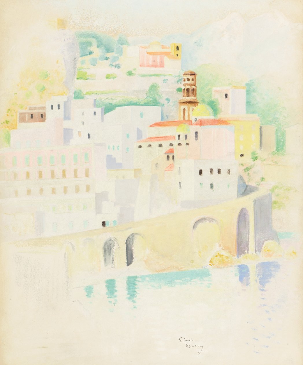 Atrani, Amalfi Coast by Simon Albert Bussy
