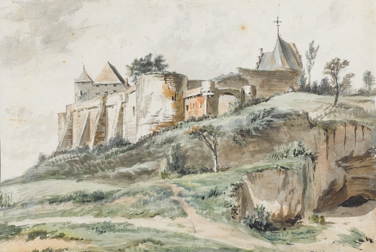 View of Keizersberg Castle, Louvain, 1782 by Simon Alexandre Clément Denis